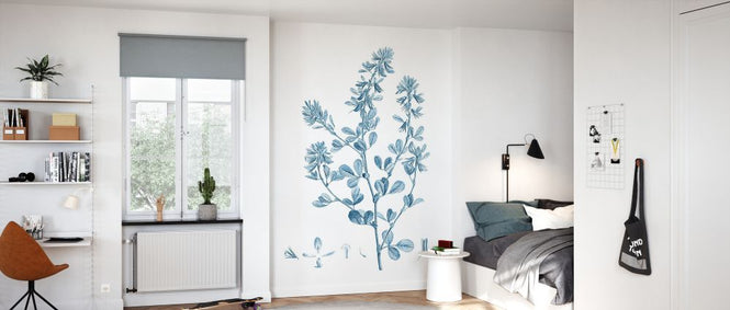PHOTOWALL / Antique Botanical in Blue VIII (e327223)