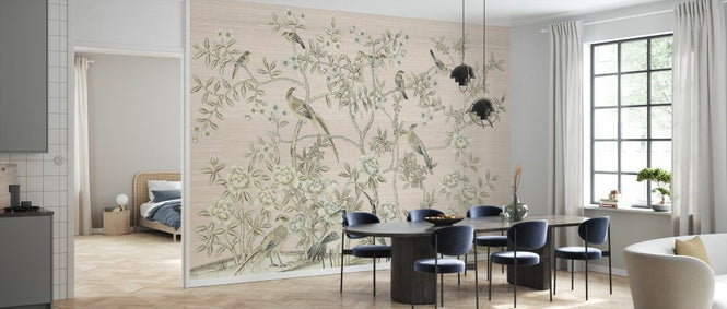 PHOTOWALL / Bird Party in Pink Champagne (e327384)