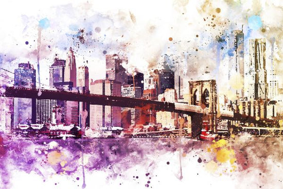 PHOTOWALL / Nyc Watercolor - New York Dreams (e328568)