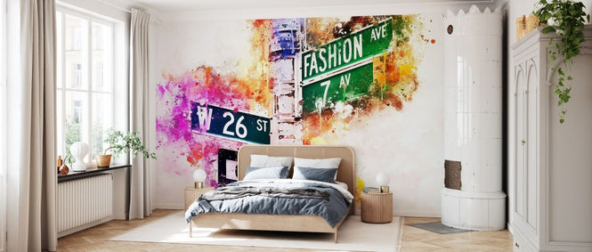 PHOTOWALL / Nyc Watercolor - Fashion Ave (e328570)