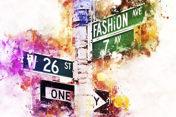 PHOTOWALL / Nyc Watercolor - Fashion Ave (e328570)