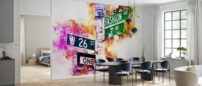 PHOTOWALL / Nyc Watercolor - Fashion Ave (e328570)