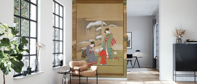 PHOTOWALL / Painting the Eyes on a Snow Rabbit (e328294)