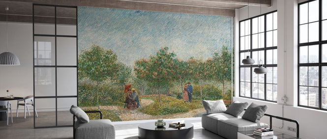 PHOTOWALL / Garden with Courting Couples (e328302)