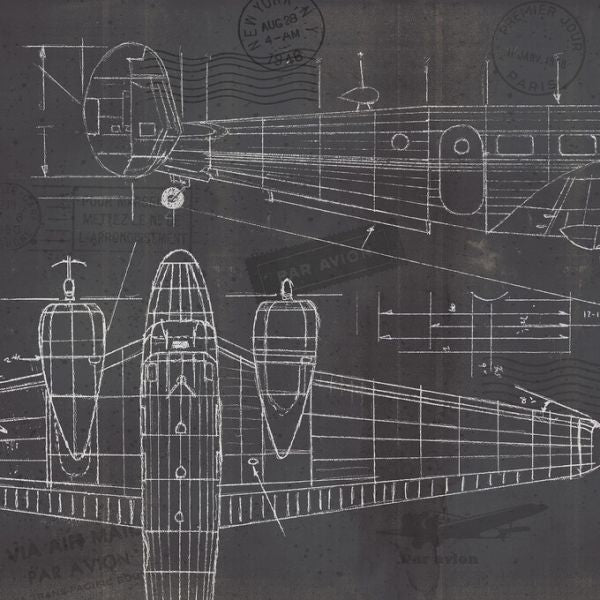 PHOTOWALL / Plane Blueprint (e327915)