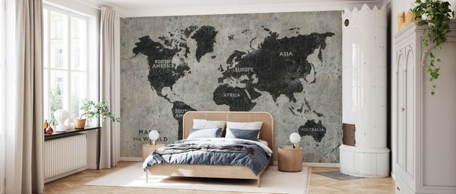 PHOTOWALL / Grunge World Map (e327918)