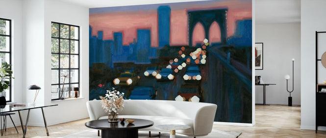 PHOTOWALL / Brooklyn Bridge Evening (e327981)