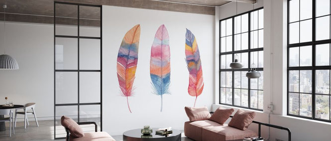 PHOTOWALL / Boho Feathers (e328210)