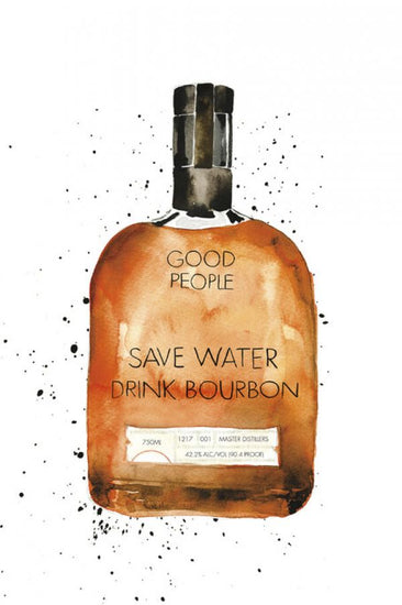 PHOTOWALL / Save Water Drink Bourbon (e328236)