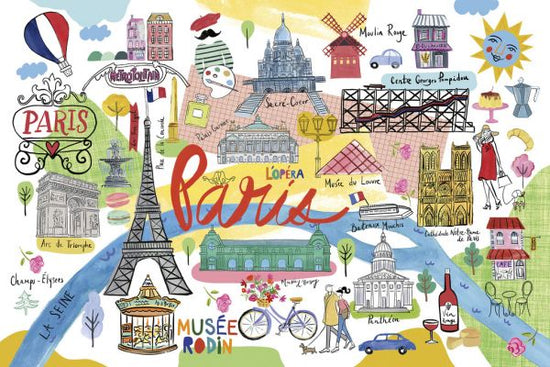PHOTOWALL / Paris Map (e328250)