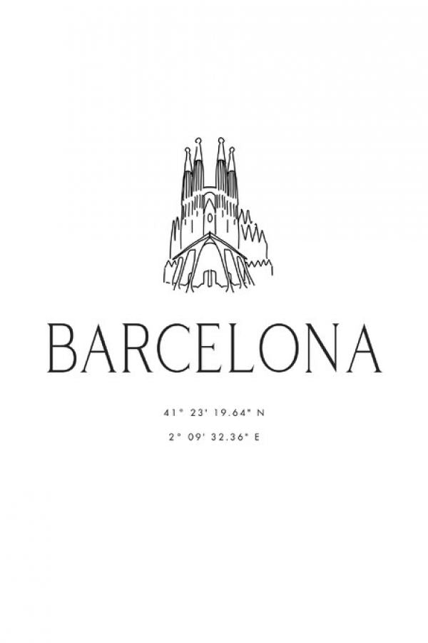 PHOTOWALL / Barcelona Coordinates (e325753)