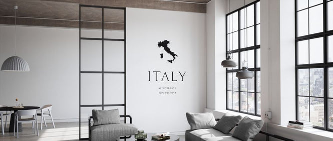 PHOTOWALL / Italy Coordinates (e325771)