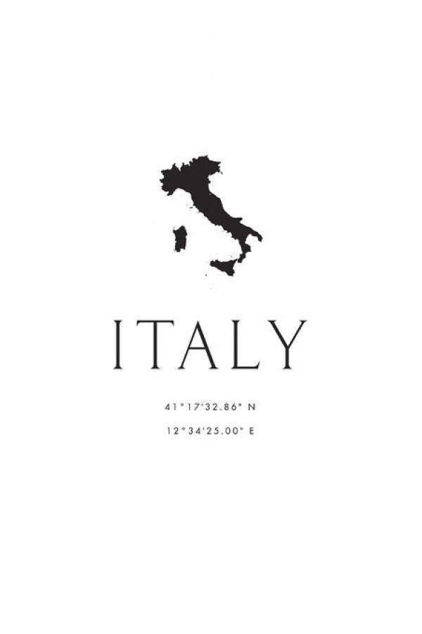 PHOTOWALL / Italy Coordinates (e325771)