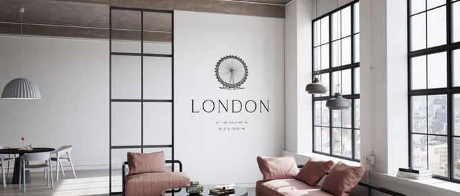 PHOTOWALL / London City Coordinates (e325775)