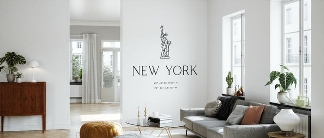 PHOTOWALL / New York City Coordinates (e325780)