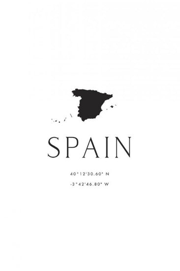 PHOTOWALL / Spain Coordinates (e325784)
