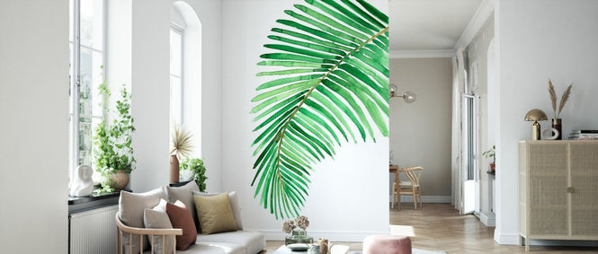 PHOTOWALL / Watercolor Palm Leaves (e325791)