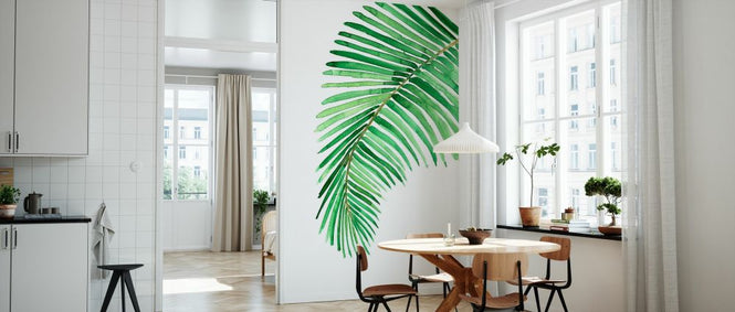 PHOTOWALL / Watercolor Palm Leaves (e325791)