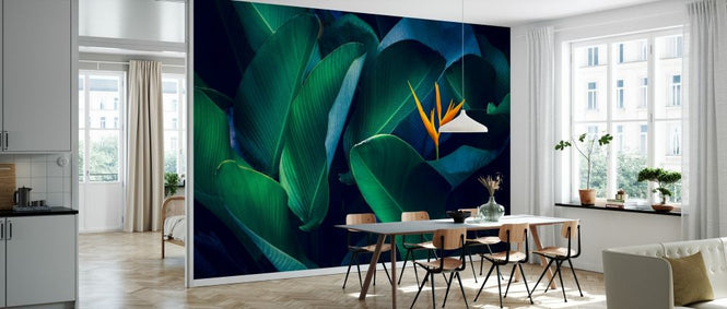 PHOTOWALL / Tropical Leaves and Flower (e327901)