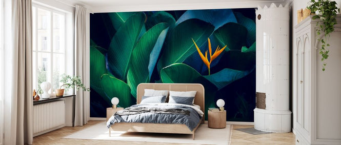 PHOTOWALL / Tropical Leaves and Flower (e327901)