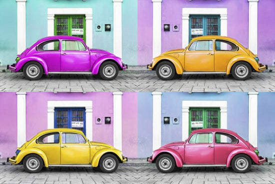 PHOTOWALL / Viva Mexico - Four VW Beetle Cars (e328610)