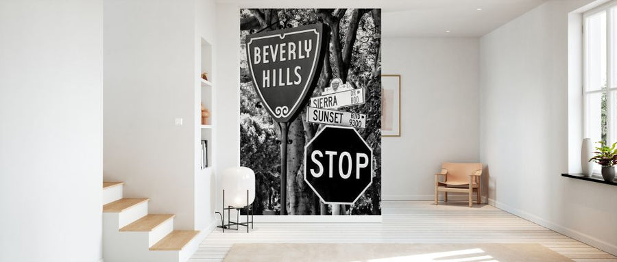 PHOTOWALL / Black California - Beverly Hills Sign (e328628)
