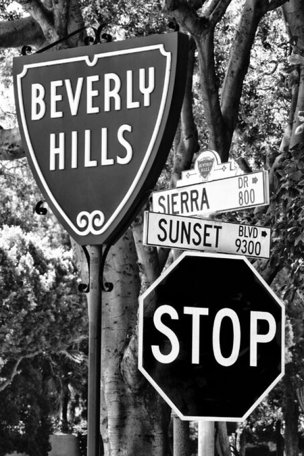 PHOTOWALL / Black California - Beverly Hills Sign (e328628)