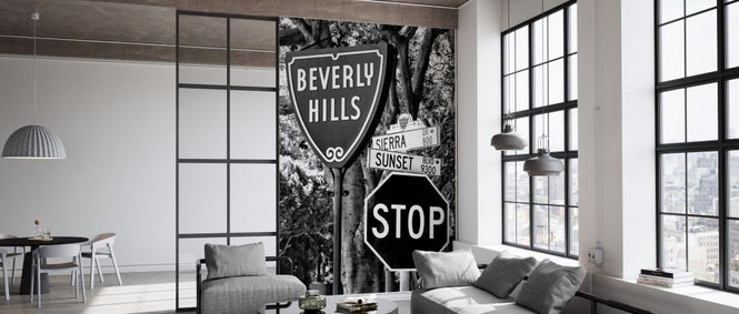 PHOTOWALL / Black California - Beverly Hills Sign (e328628)