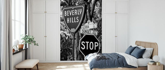 PHOTOWALL / Black California - Beverly Hills Sign (e328628)