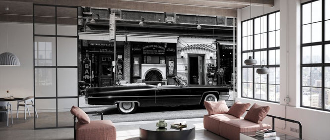 PHOTOWALL / Black Manhattan - Black Cadillac (e328634)