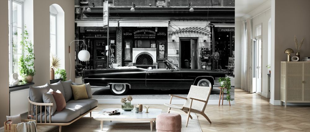 PHOTOWALL / Black Manhattan - Black Cadillac (e328634) | 輸入壁紙