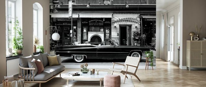 PHOTOWALL / Black Manhattan - Black Cadillac (e328634)