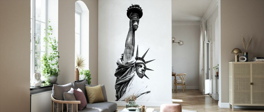 PHOTOWALL / Black Manhattan - Lady Liberty (e328635)