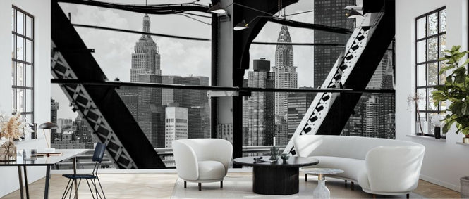 PHOTOWALL / Black Manhattan - Skyscrapers (e328637)