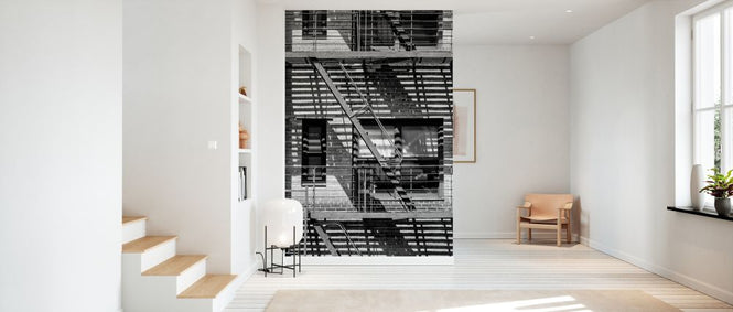 PHOTOWALL / Black Manhattan - NYC Building Facade (e328640)