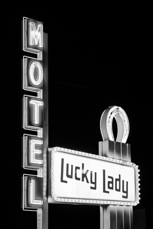PHOTOWALL / Black Nevada - Motel Lucky Lady Vegas (e328645)