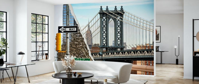 PHOTOWALL / Dual Torn Posters - Manhattan Bridge (e328648)