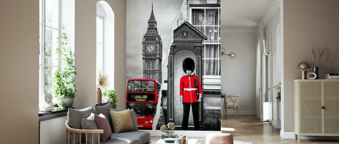 PHOTOWALL / Dual Torn Posters - Red London (e328652)