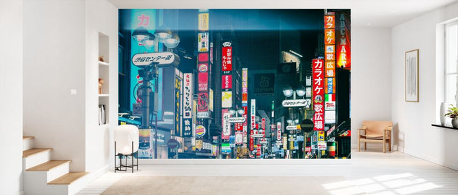 PHOTOWALL / Japan Rising Sun - Shinjuku at Night (e328655)