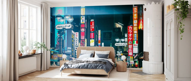 PHOTOWALL / Japan Rising Sun - Shinjuku at Night (e328655)