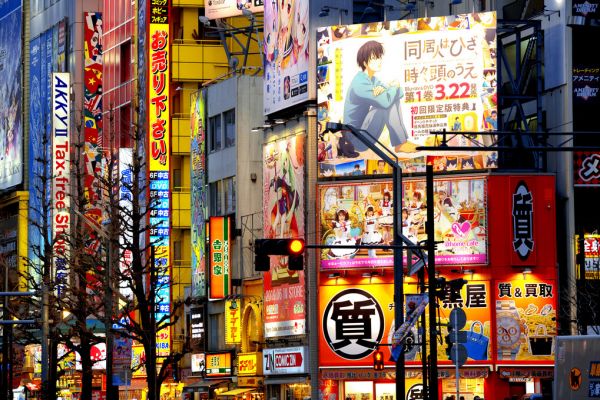 PHOTOWALL / Japan Rising Sun - Tokyo Akihabara (e328656)