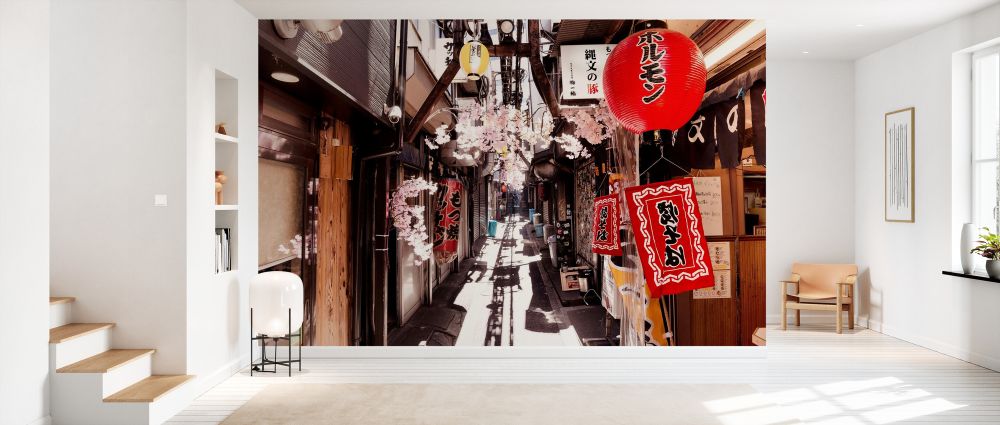 PHOTOWALL / Japan Rising Sun - Omoide Yokocho Shinjuku (e328657