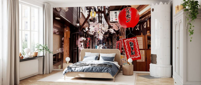 PHOTOWALL / Japan Rising Sun - Omoide Yokocho Shinjuku (e328657)