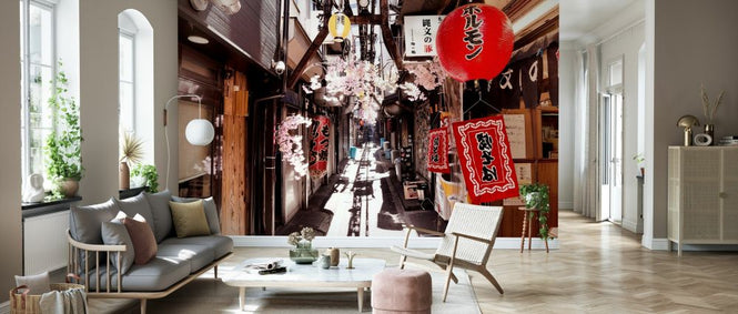 PHOTOWALL / Japan Rising Sun - Omoide Yokocho Shinjuku (e328657)