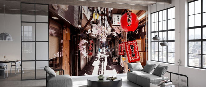 PHOTOWALL / Japan Rising Sun - Omoide Yokocho Shinjuku (e328657)