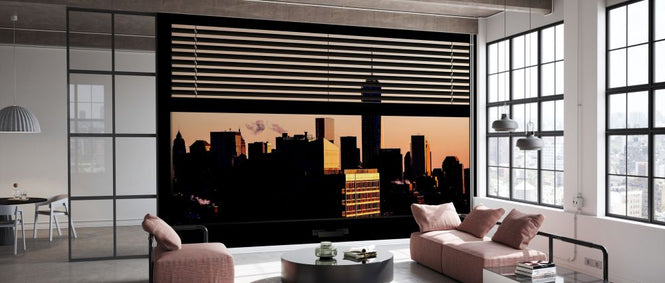 PHOTOWALL / New York view at Sunset throught the Venetian Window (e328663)