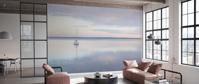 PHOTOWALL / Sailboat in Bellingham Bay (e328671)