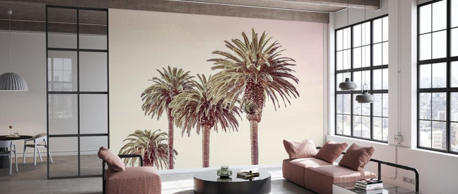 PHOTOWALL / Pastel Palms (e328717)