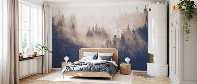 PHOTOWALL / Foggy Forest - Vintage (e329779)