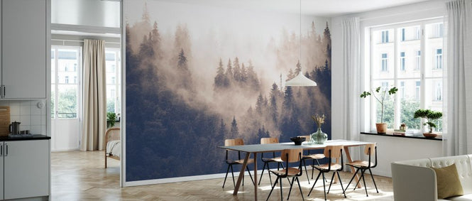 PHOTOWALL / Foggy Forest - Vintage (e329779)